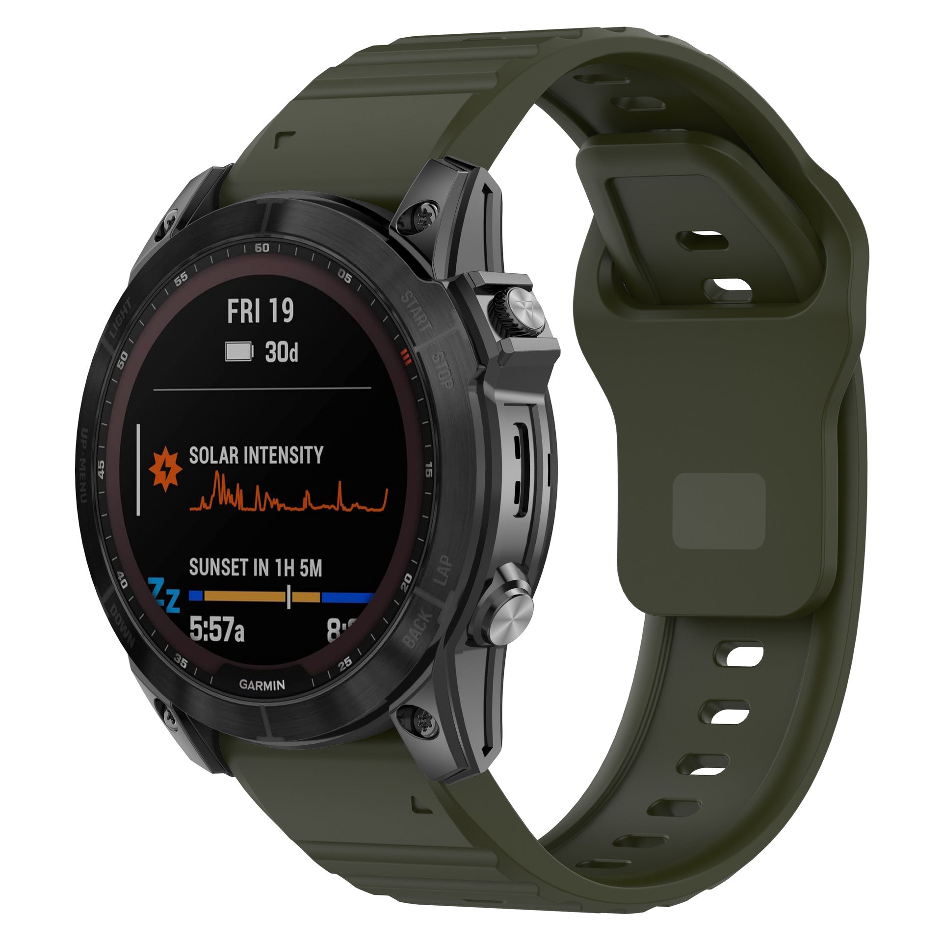 Tali Getah Silikon Pro Untuk Garmin Fenix 8 7X 6X