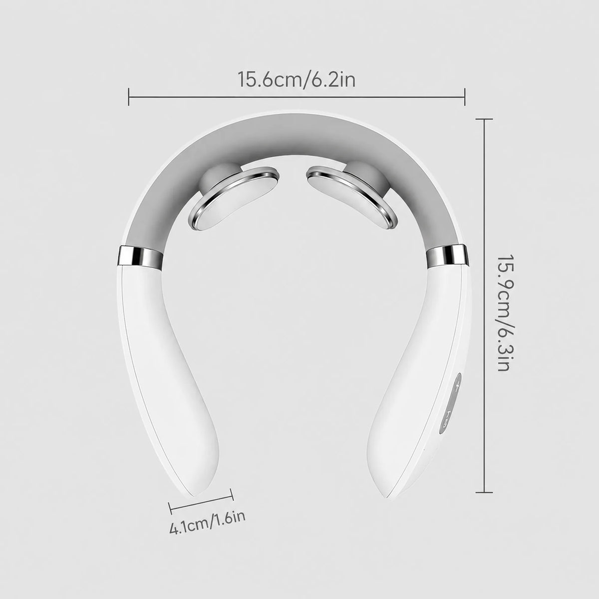 EMS Neck Massager – Hands-Free, 16 Intensity Levels, Rechargeable