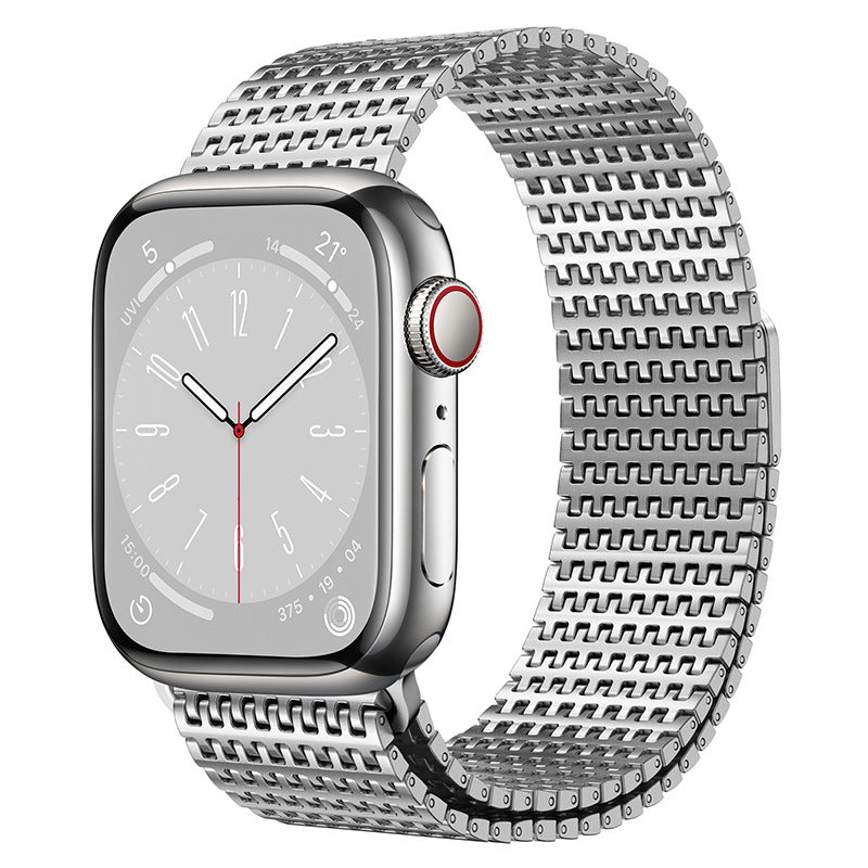 Banda magnética de acero inoxidable de diseño para Apple Watch