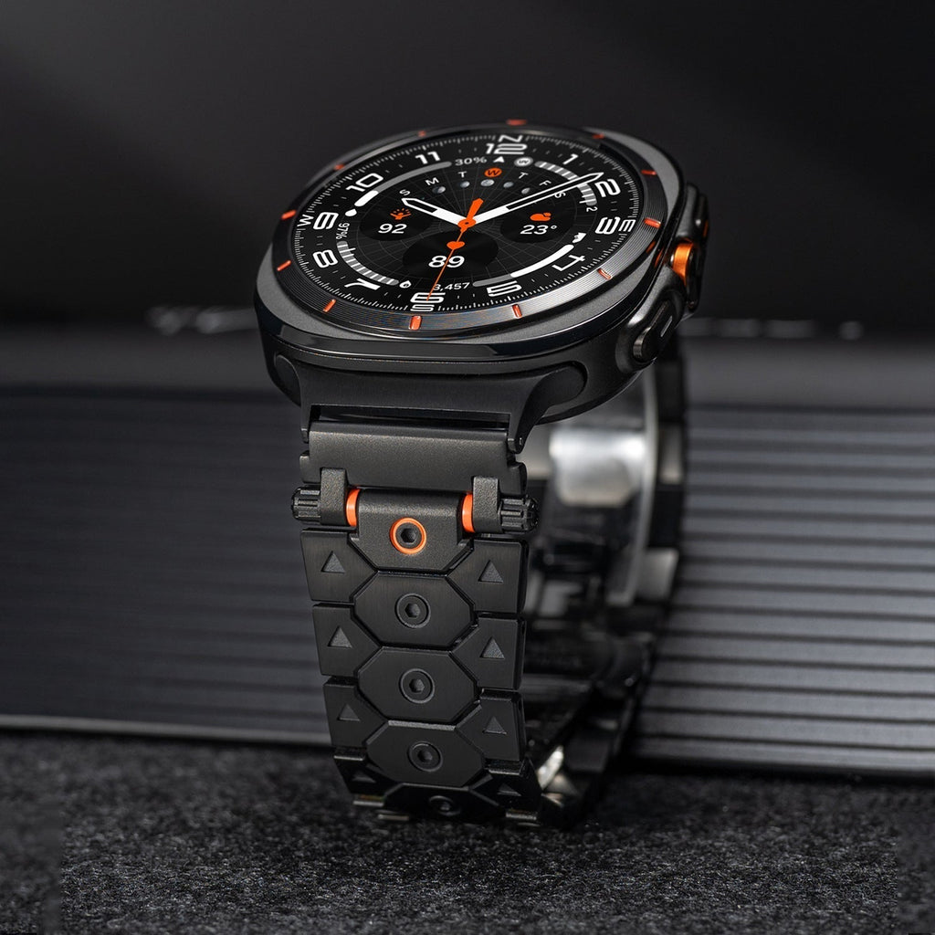 Luxus rozsdamentes acél szíj Samsung Galaxy Watch Ultra-hoz