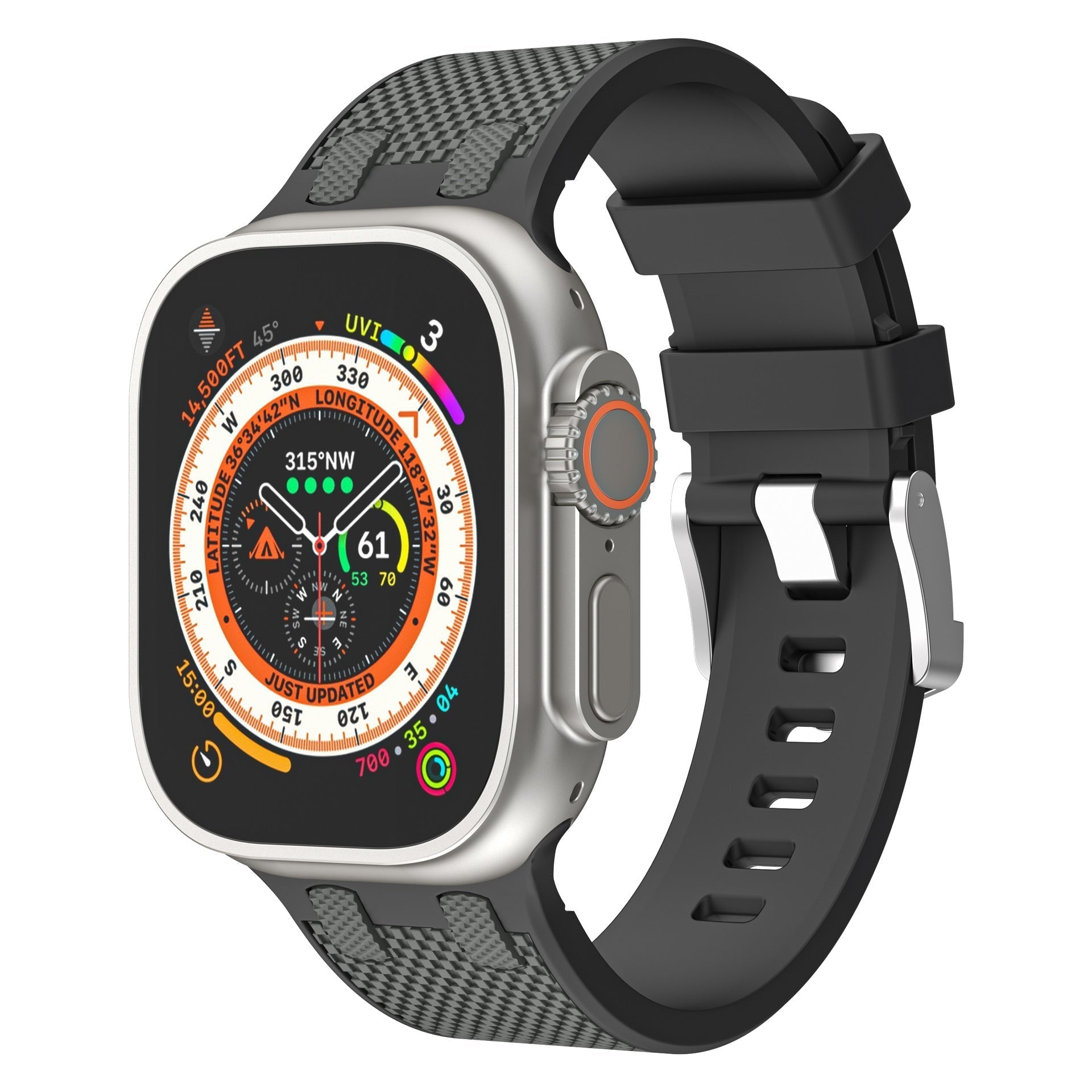 AP siliconen band met dubbele kleurmatching voor Apple Watch