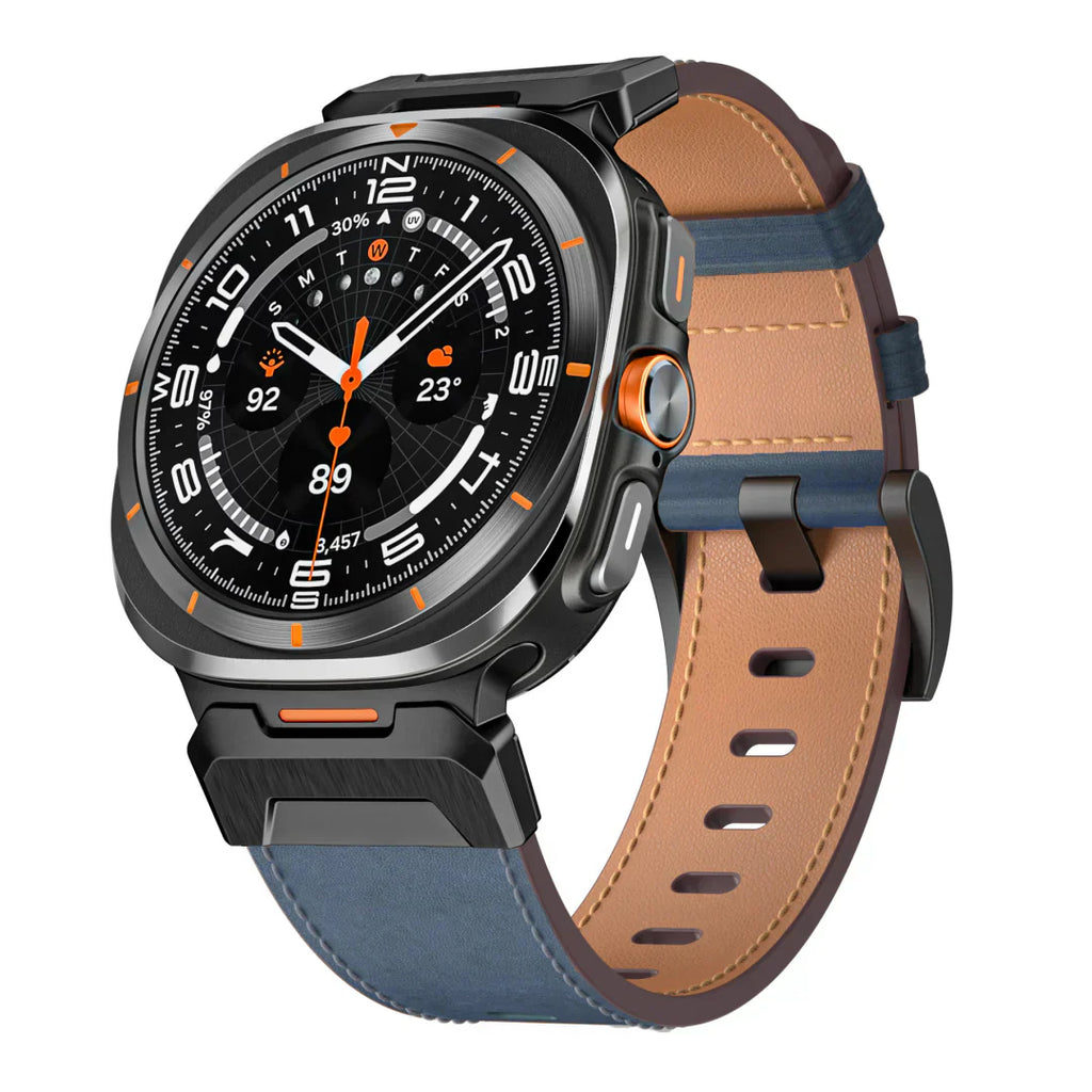 Taktický kožený řemínek pro Samsung Galaxy Watch Ultra