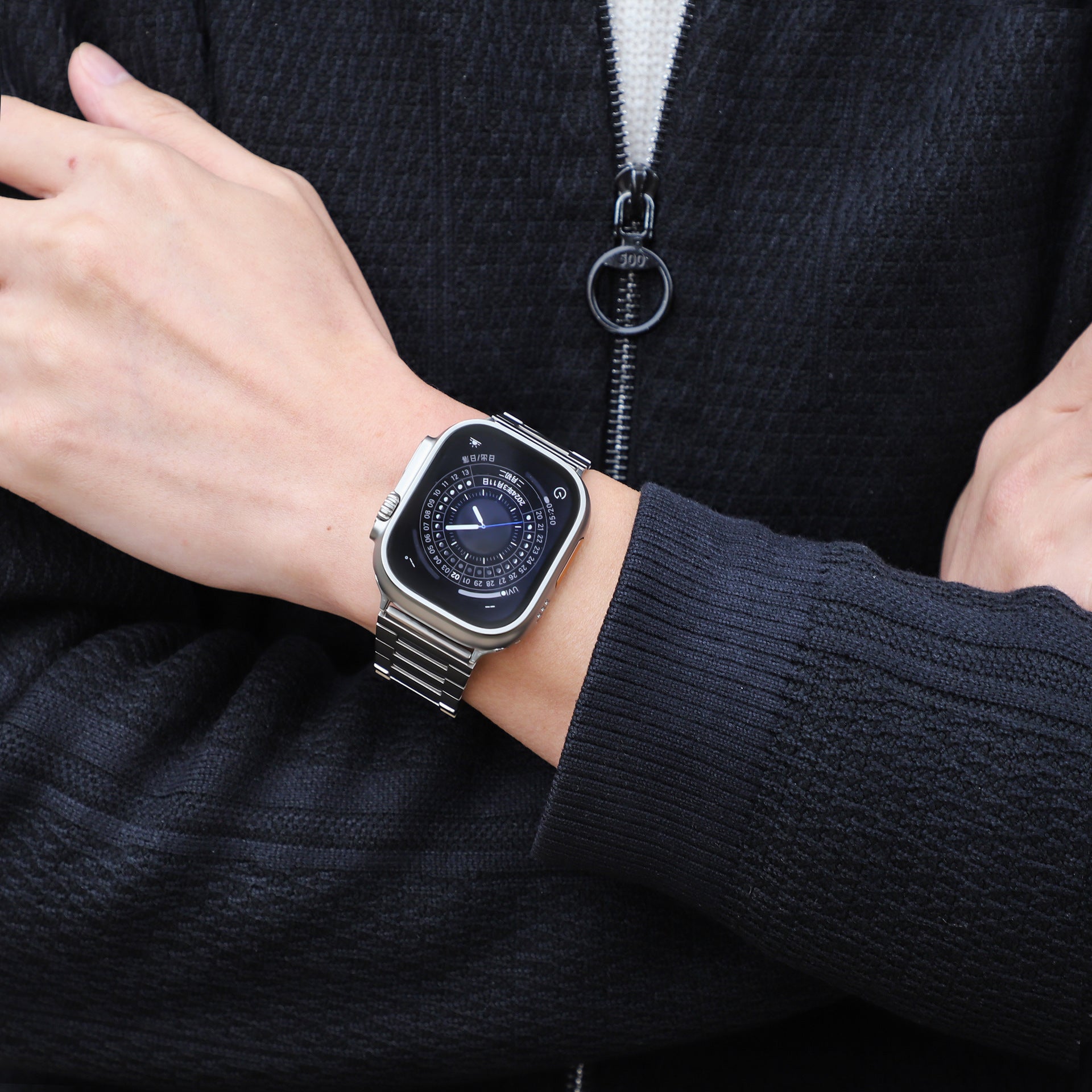 BG Titanium band voor Apple Watch