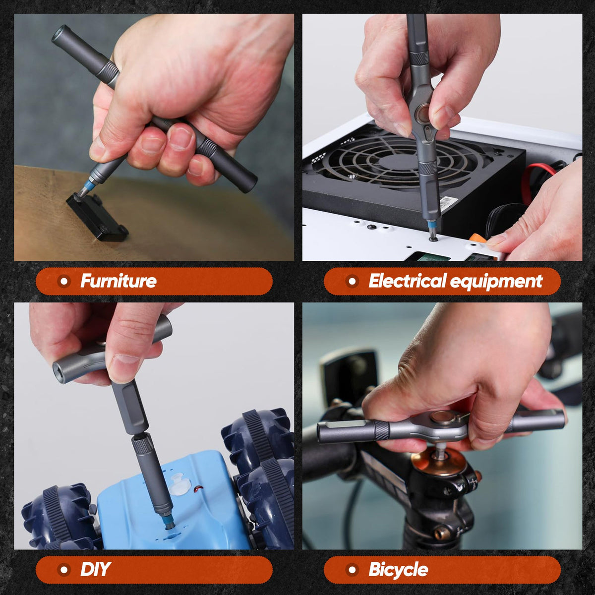 42-in-1 Magnetic Ratcheting Screwdriver Set – S2 Steel Bits, Compact Case