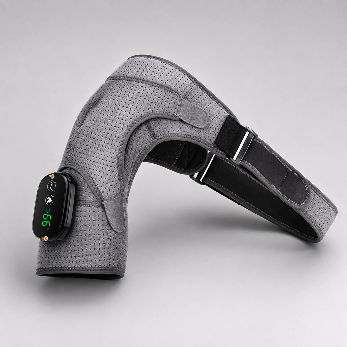 Uppvärmd axelmassageomslag – 3 värmenivåer, 3 vibrationslägen, sladdlös
