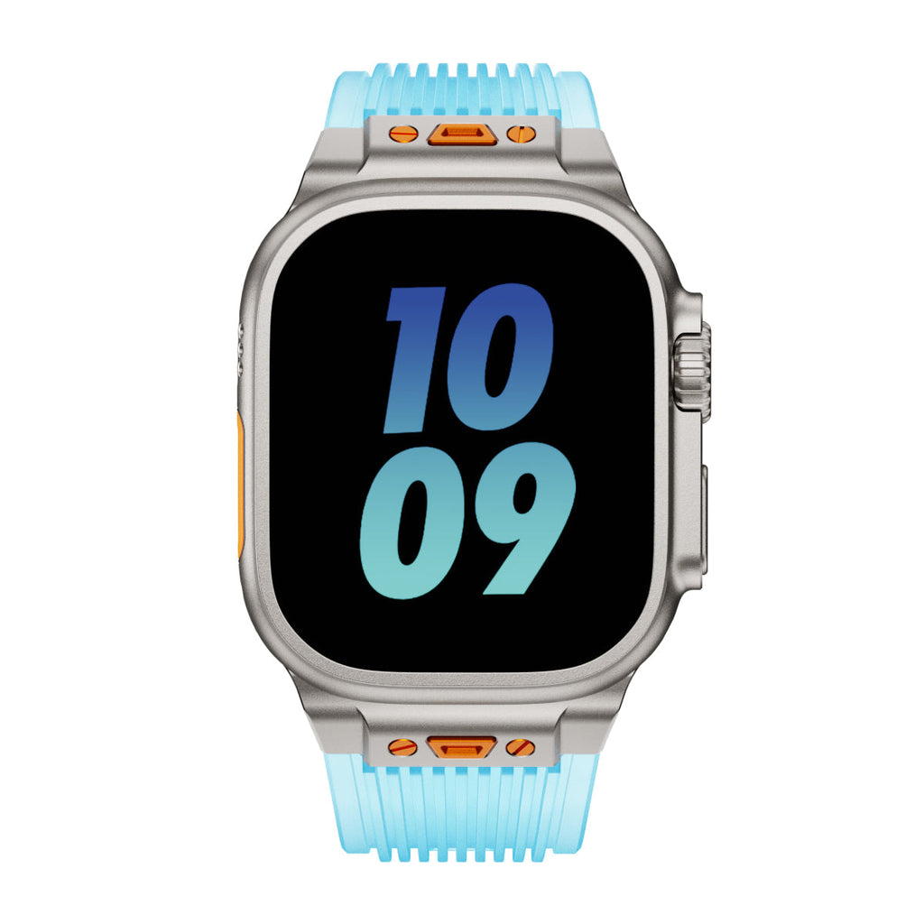 RM gennemsigtigt silikonearmbånd til Apple Watch