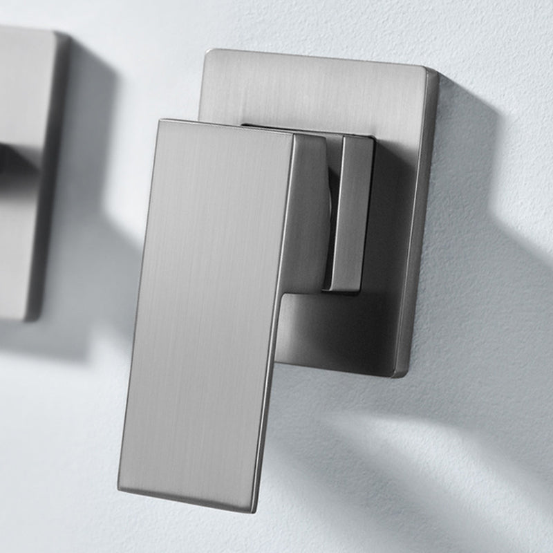 صنبور حوض حمام مثبت على الحائط بمقبض واحد مخفي