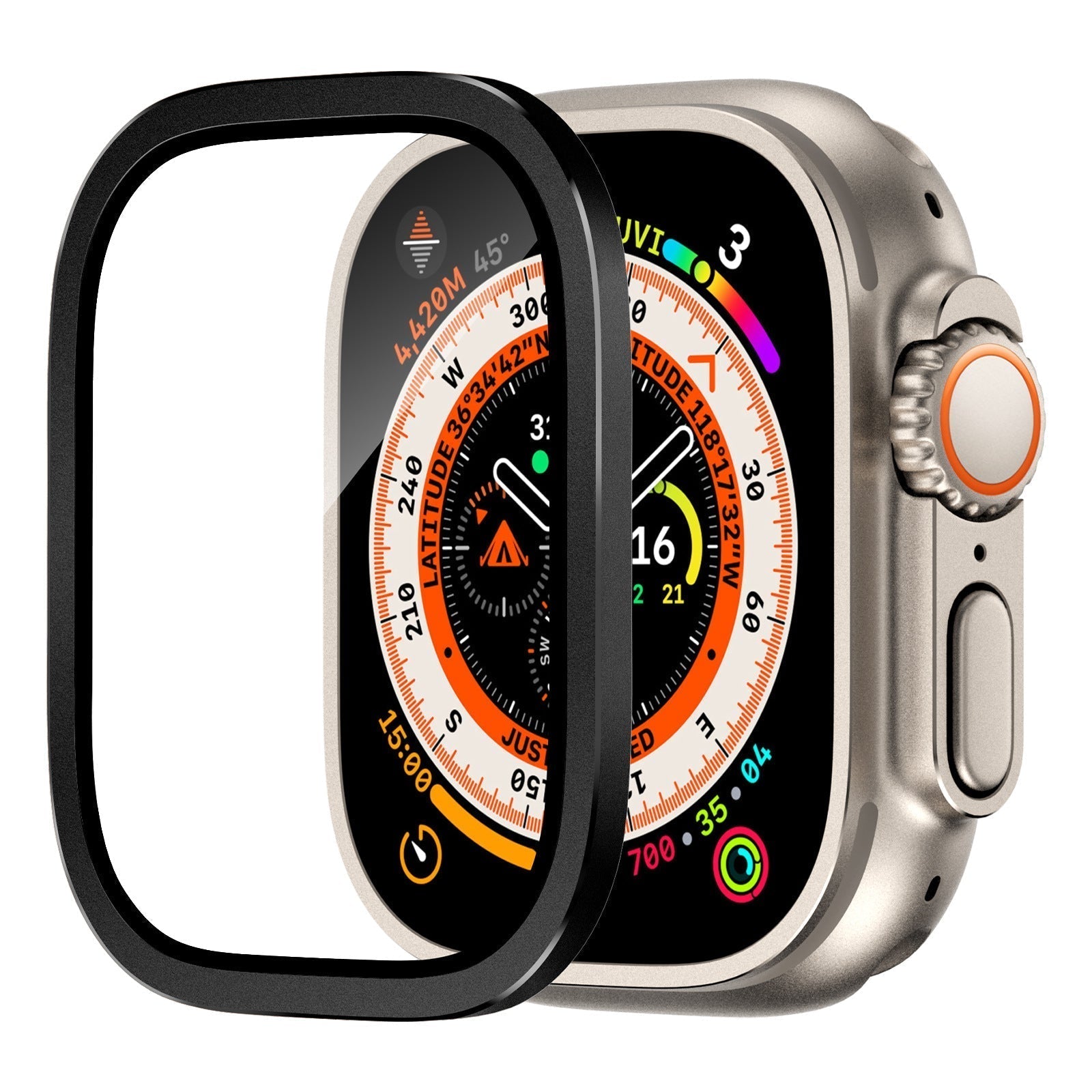Titanový ochranný kryt displeje pro Apple Watch Ultra 2/Ultra