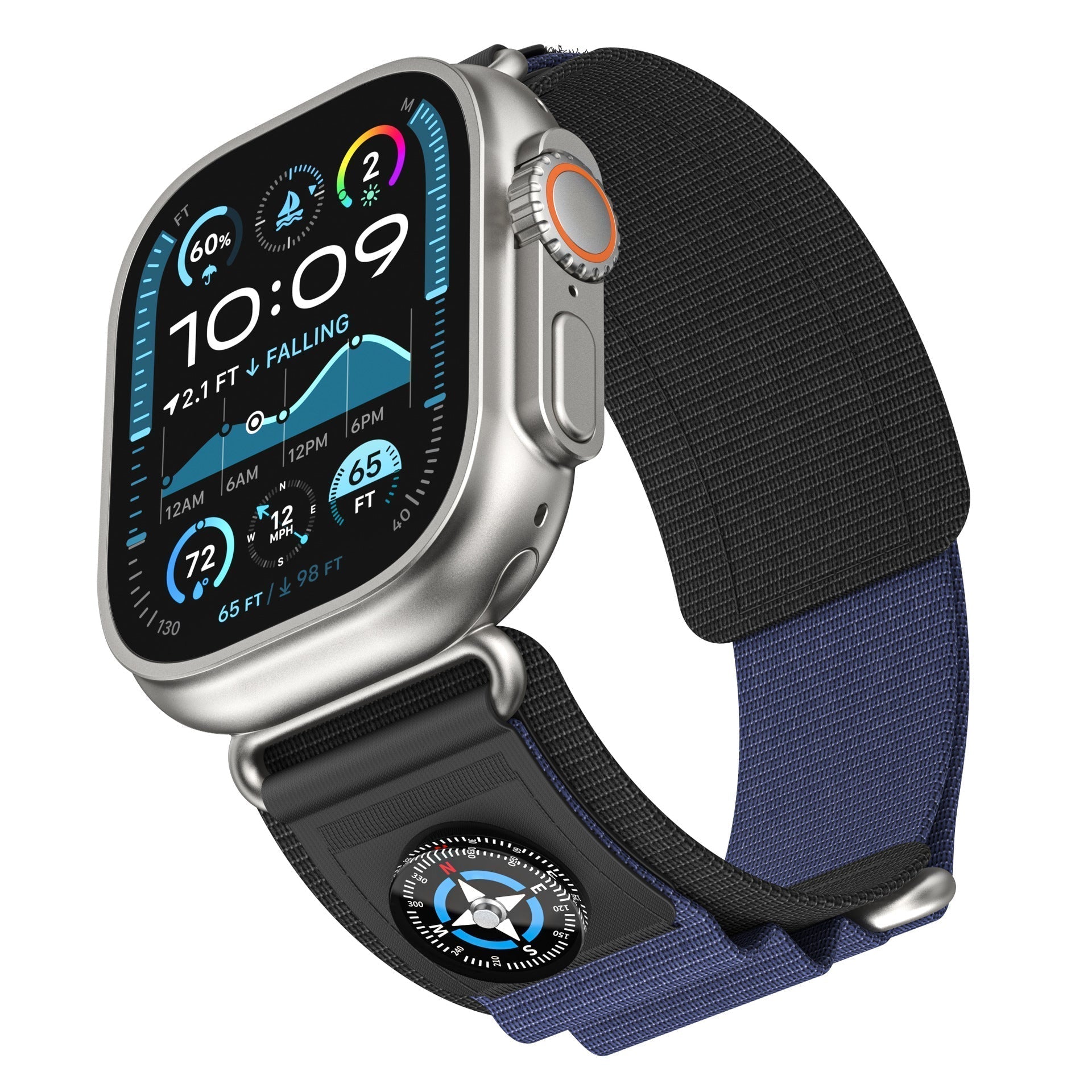 Cinturino a Loop in Nylon Compass per Apple Watch