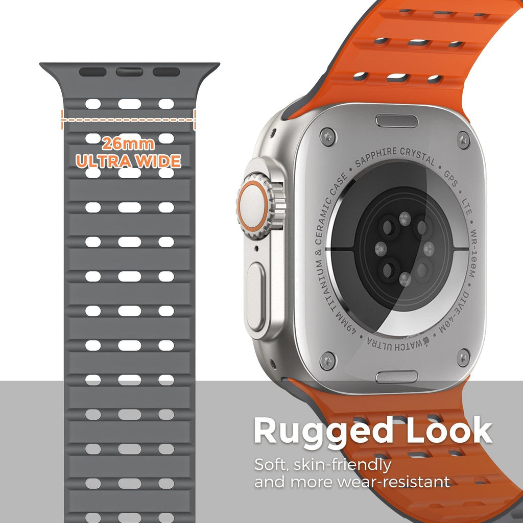Tali Silikon Magnetik Bernafas AW Untuk Apple Watch