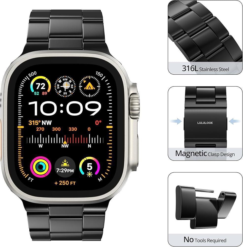 Apple Watch için Paslanmaz Çelik Bant