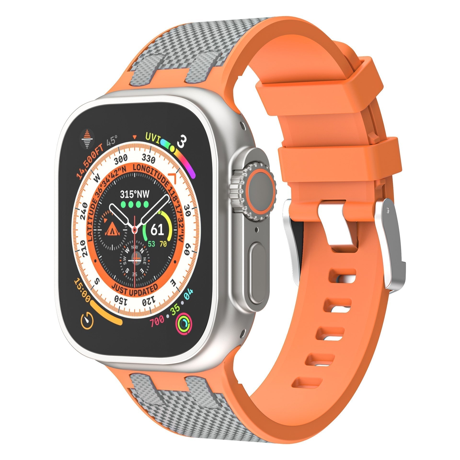 AP siliconen band met dubbele kleurmatching voor Apple Watch