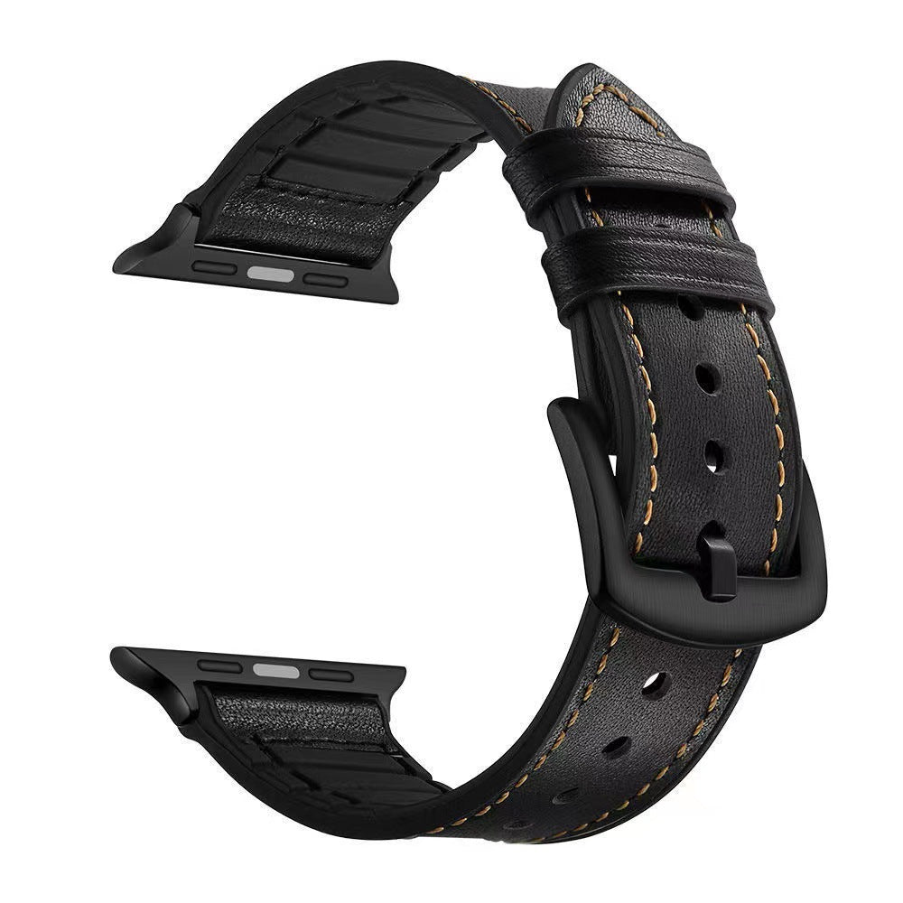 Correa de lujo de cuero para Apple Watch
