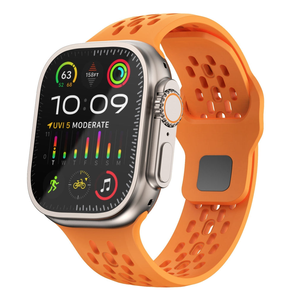 Tali Getah FKM Bernafas Untuk Apple Watch