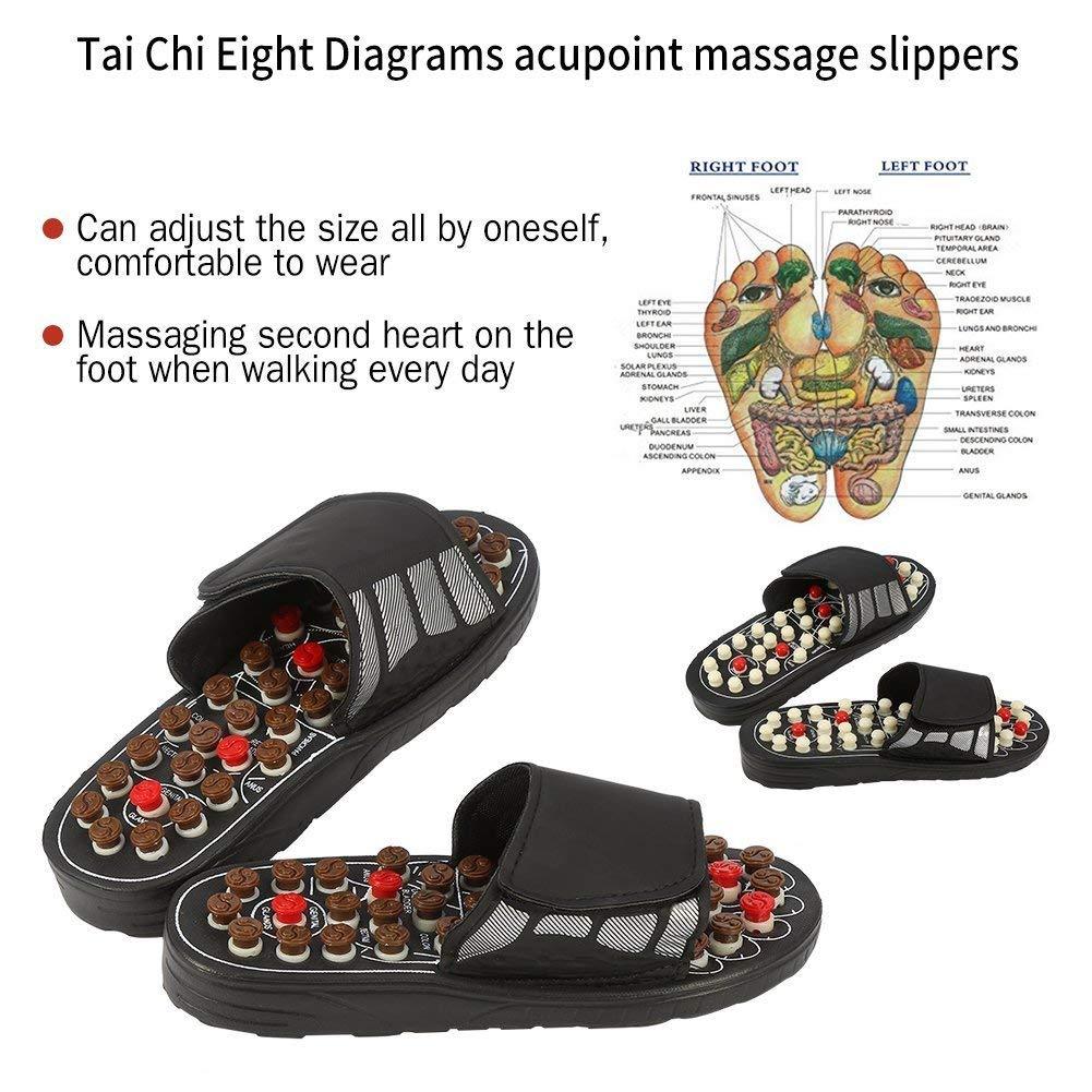 Sandalias de terapia de acupuntura CalmStride juego de un par