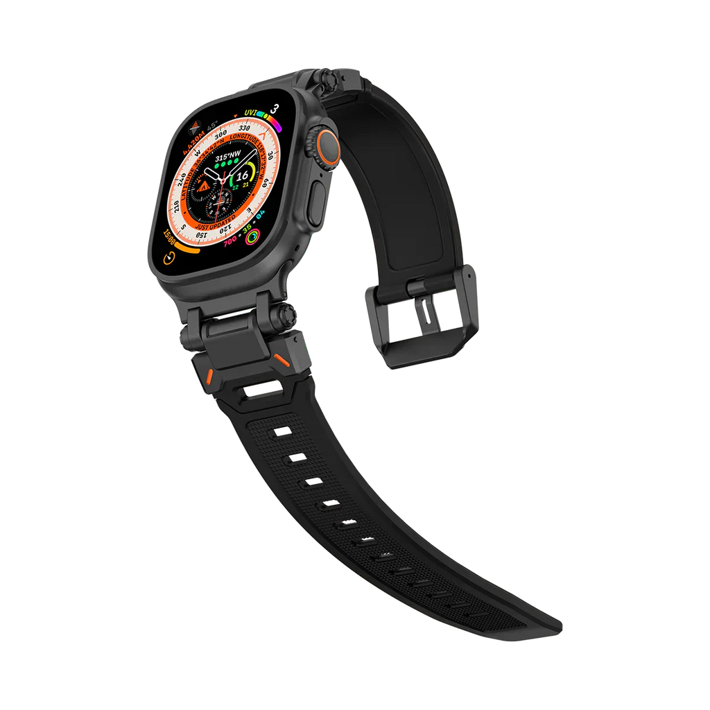 Új titán fém fej szilikon szíj Apple Watch-hoz