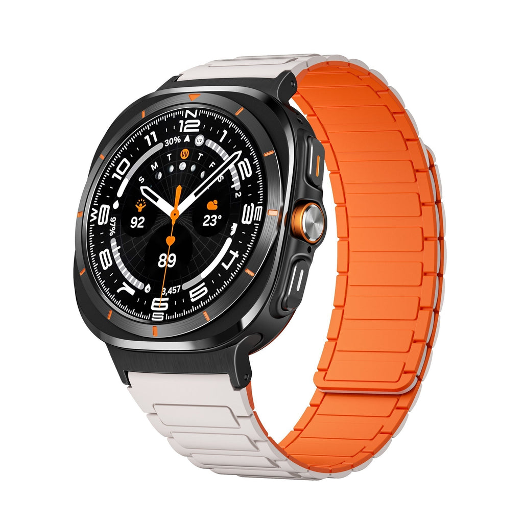 Sports silikon magnetisk rem for Samsung Watch 7 Ultra