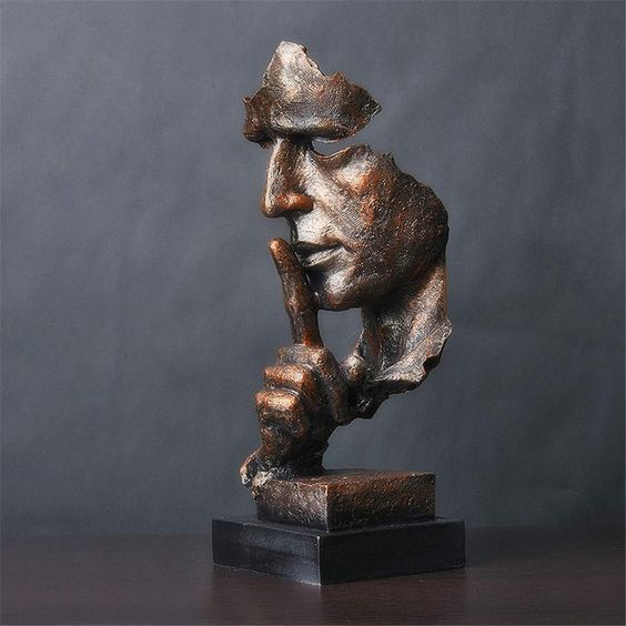 SerenitySculpt - פסל מופשט מושקע להרהור רגוע