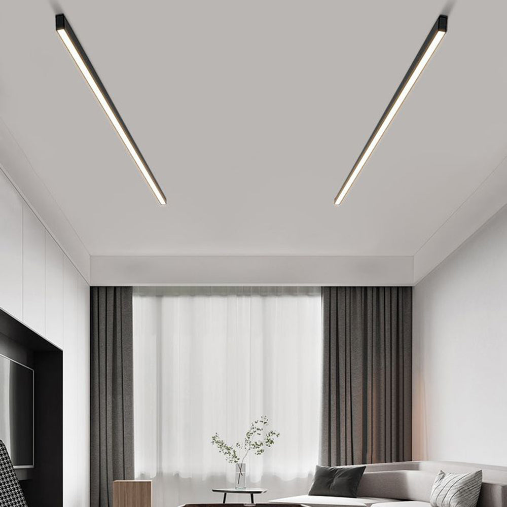 Solin Linear Black Ceiling Light/Wall Light - Neutralighting