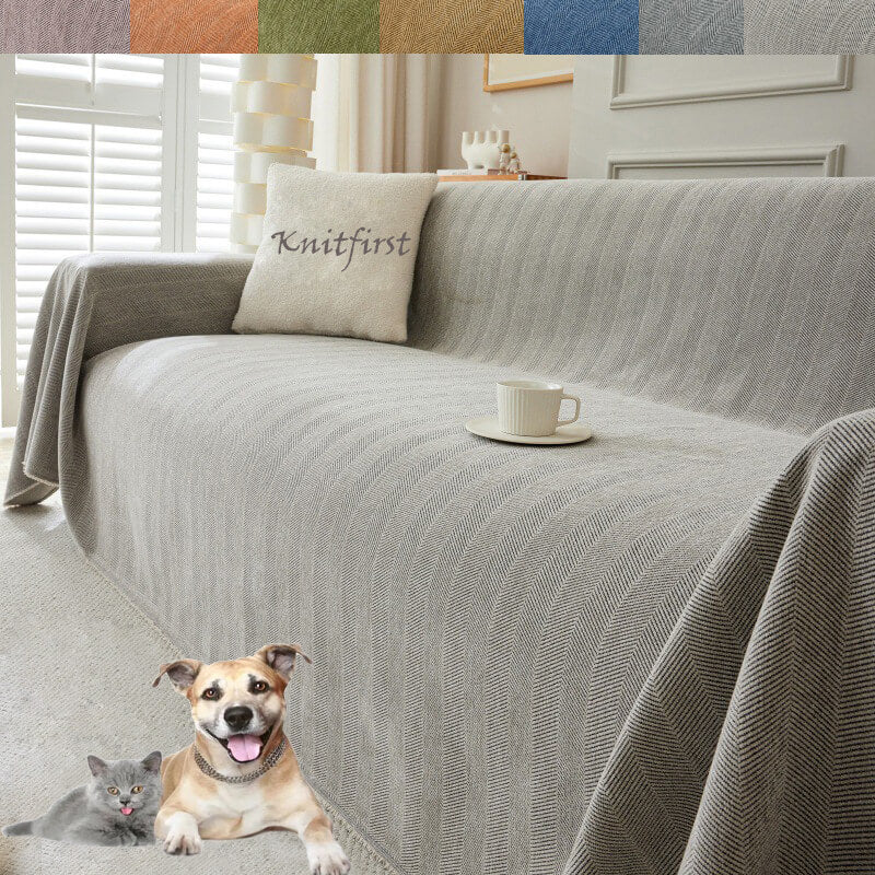 Stylische Sofabezug Geometrische Ecksofa-Bezüge für Hunde, Haustier-Sofaschoner, Sofadecke für Hunde, Ecksofa-Liegesessel-Bezug für 3-Kissen-Sofa