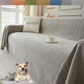 Stylische Sofabezug Geometrische Ecksofa-Bezüge für Hunde, Haustier-Sofaschoner, Sofadecke für Hunde, Ecksofa-Liegesessel-Bezug für 3-Kissen-Sofa