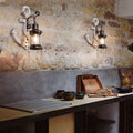 Epoch Anker-Laternen-Wandleuchte - Vintage-/Antikdesign, Holzoptik