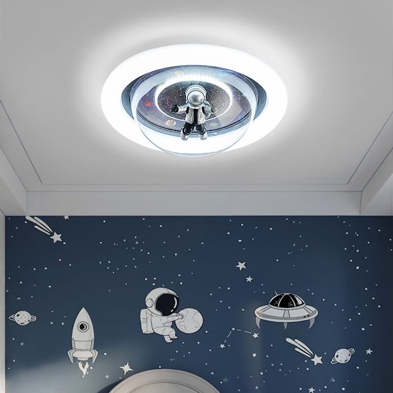 Deckenleuchte zur Aufputzmontage - kosmisches Astronauten- und Galaxienmotiv, Aria