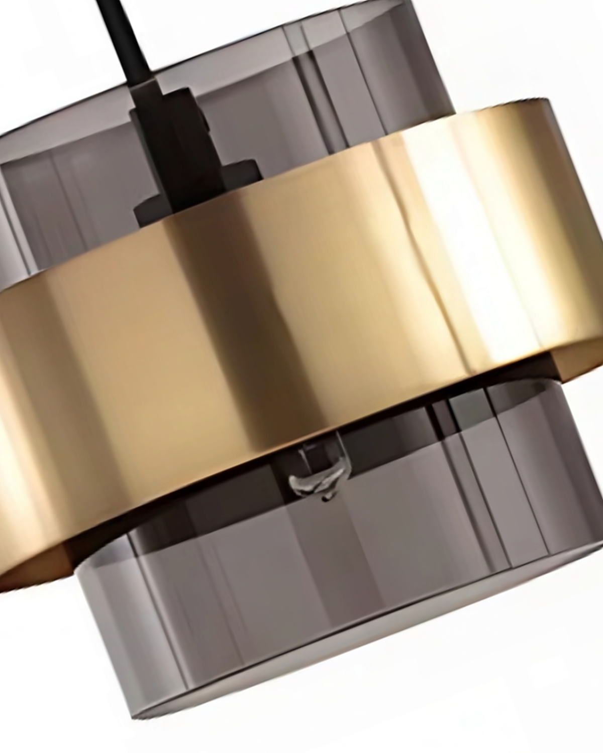 Vellora | Lampu Gantung Moden Dengan Kaca Emas dan Aksen Industri | Orntli