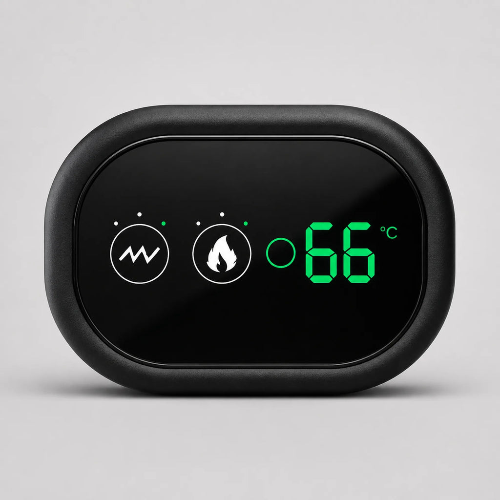Uppvärmd axelmassageomslag – 3 värmenivåer, 3 vibrationslägen, sladdlös