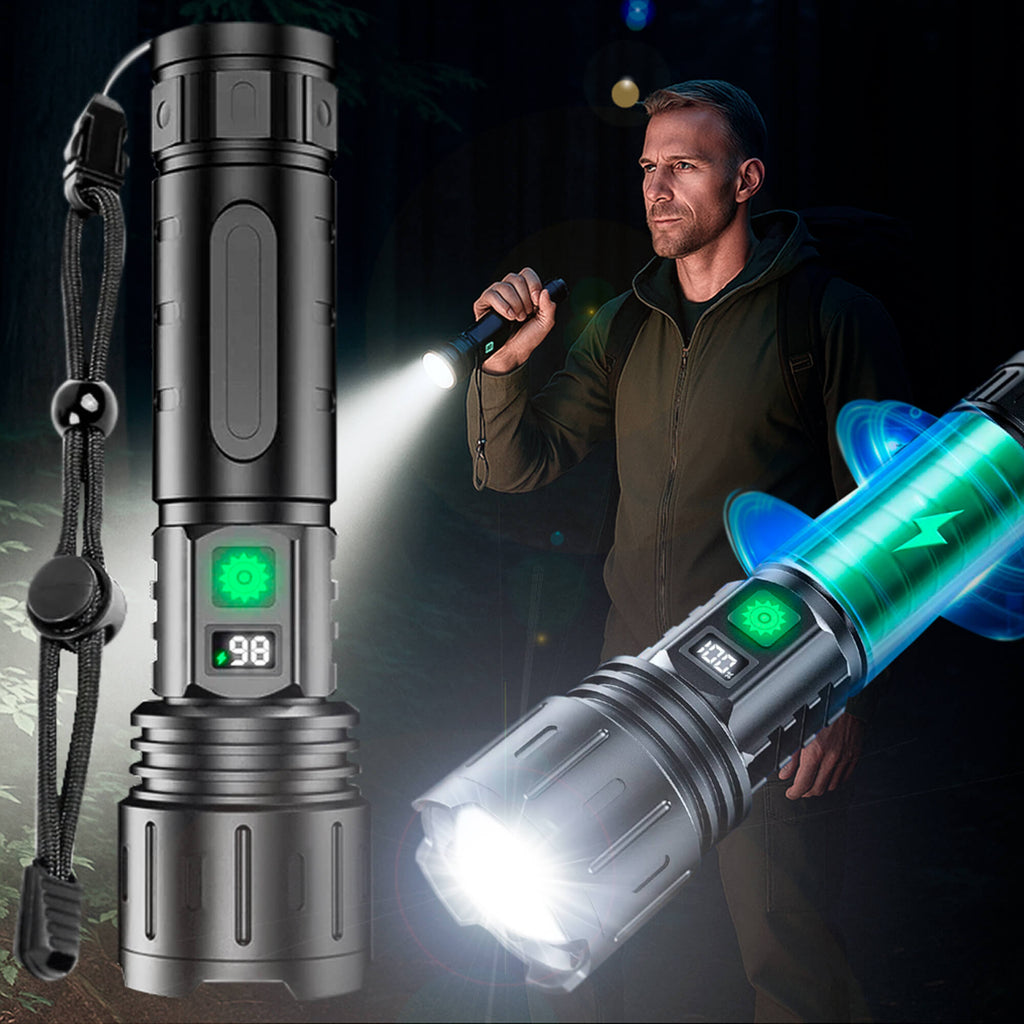 Global hellste 100000 Lumen taktische Taschenlampe Hochleistungs-Fackel