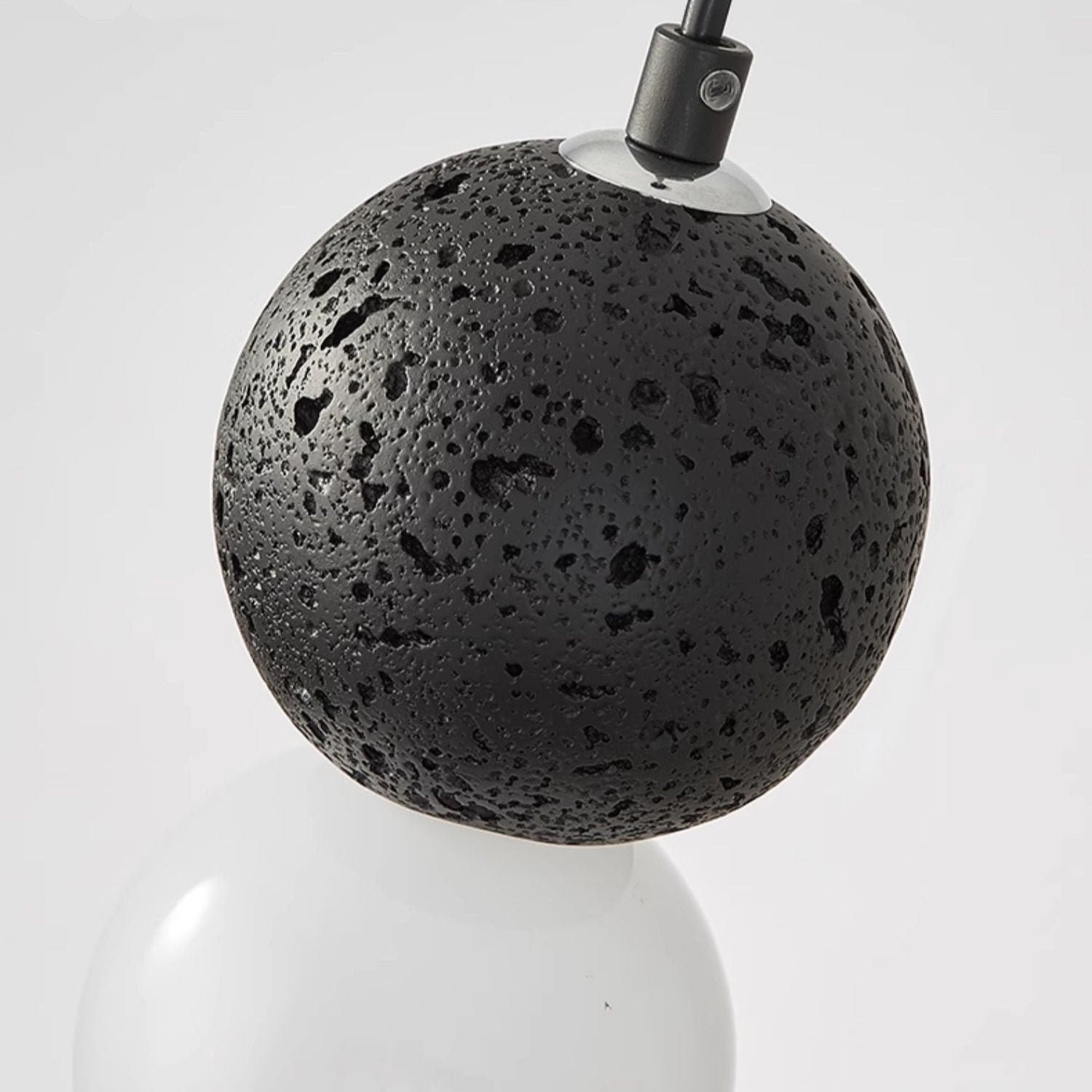 Lunara | Lustră modernă cu LED și sticlă pentru spații de locuit