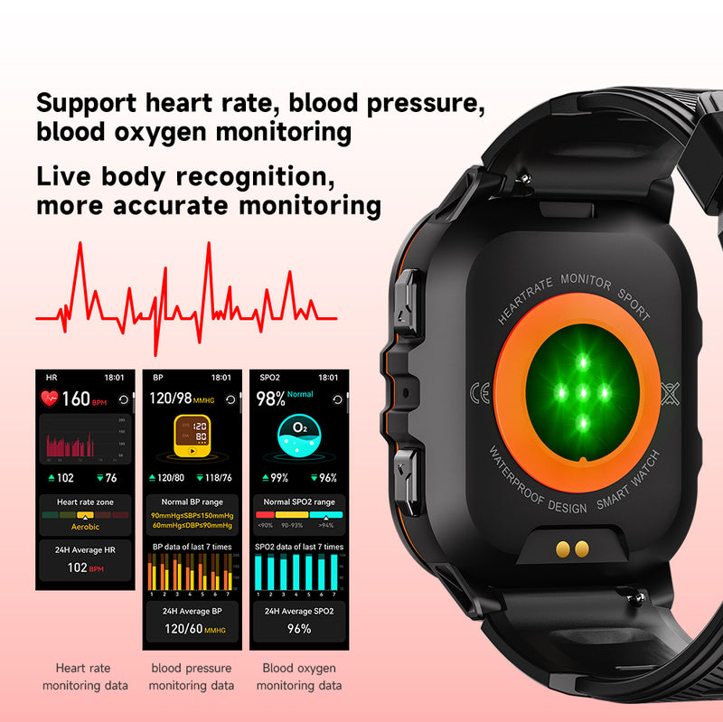 Montre Connectée AquaPro pour Natation : Montre de Sport Étanche - Idéale pour Nageurs, Tracker d'Activité Résistant à l'Eau et Durable
