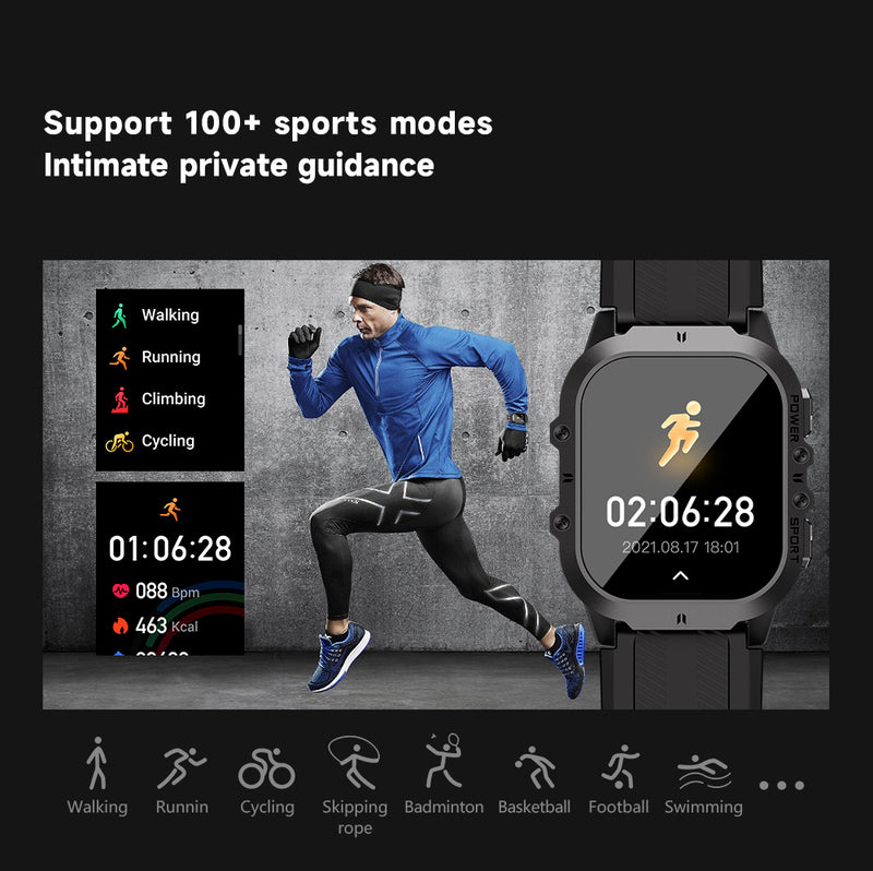 Montre Connectée AquaPro pour Natation : Montre de Sport Étanche - Idéale pour Nageurs, Tracker d'Activité Résistant à l'Eau et Durable