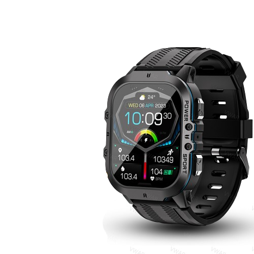 Montre Connectée AquaPro pour Natation : Montre de Sport Étanche - Idéale pour Nageurs, Tracker d'Activité Résistant à l'Eau et Durable