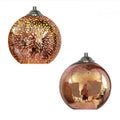 Lampa wisząca z kopułą LumiNova 3D kolorowe magiczne szkło, 1-punkt świetlny