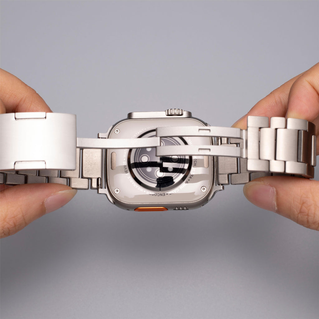Apple Watch için Titanyum Kordon T01