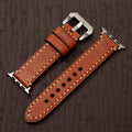 Tali Jam Apple Kulit Vintage - Buatan Tangan
