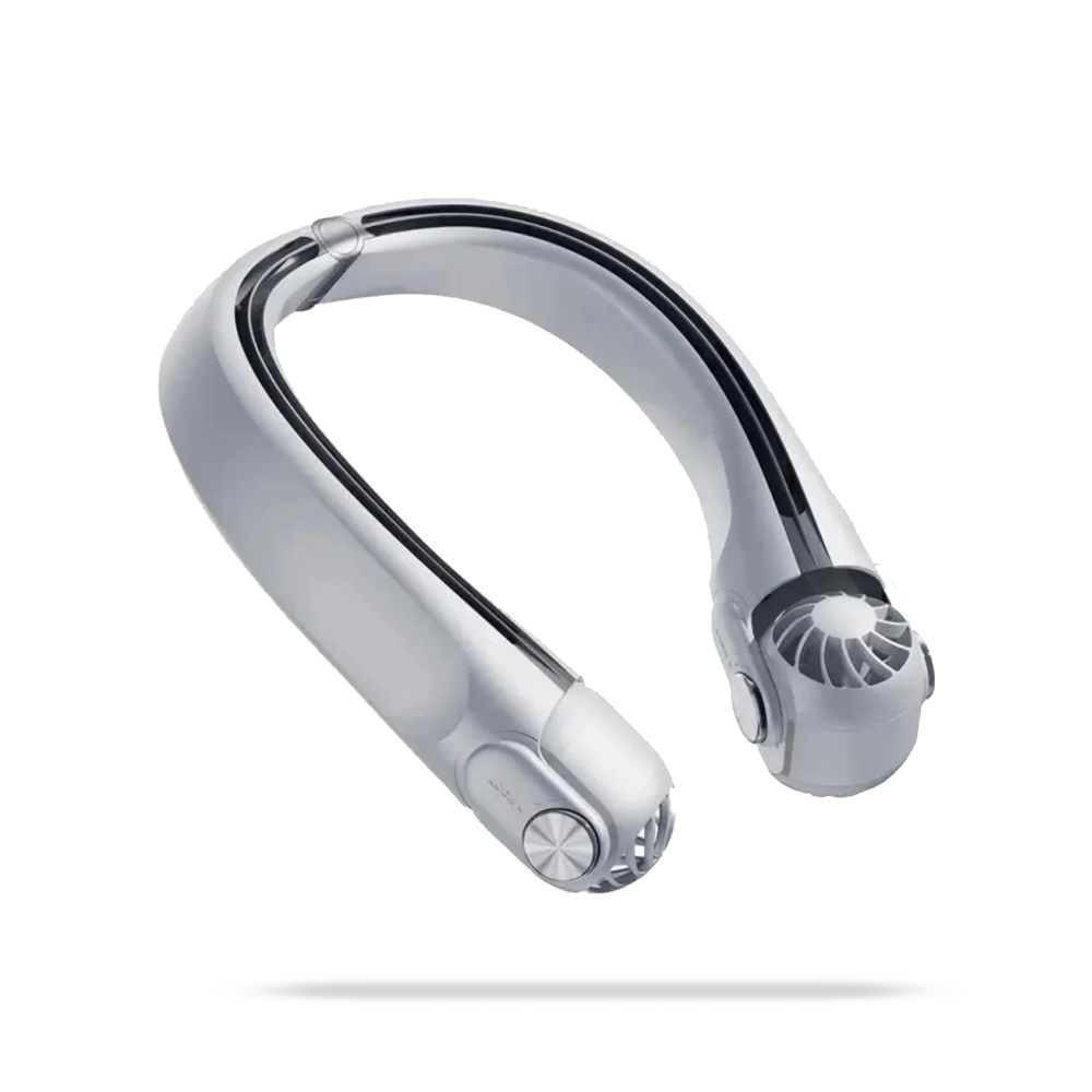 Ventilateur de cou portable avec directions de vent réglables à 45 degrés