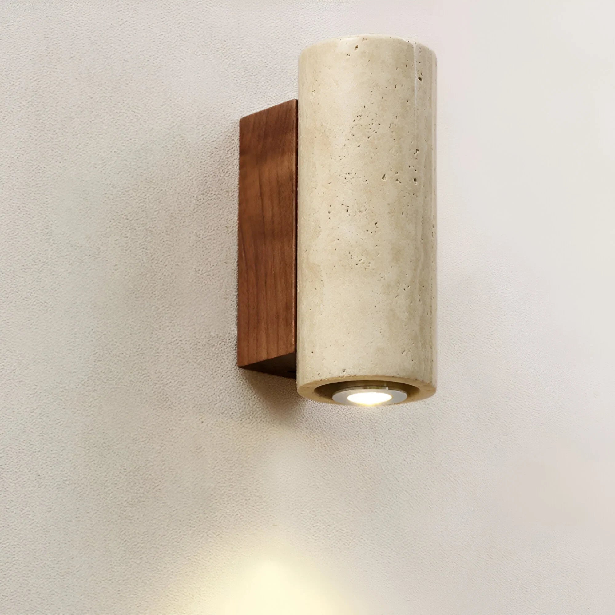 Applique murale élégante en travertin naturel TerraLuxe design