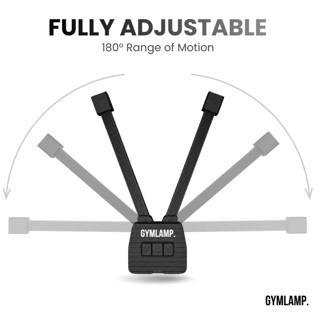 Magnetisk LED-lampa för gymmet – riktad belysning för foton, 3 färger, USB-C