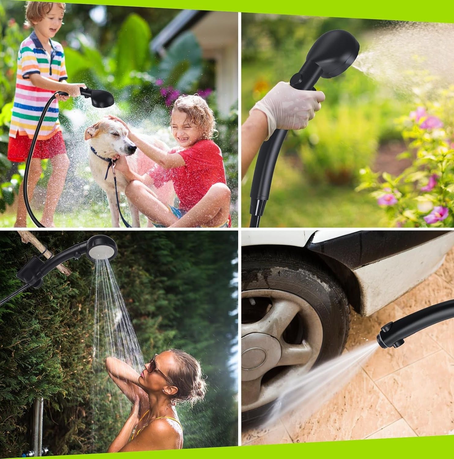 便携式电动露营淋浴器