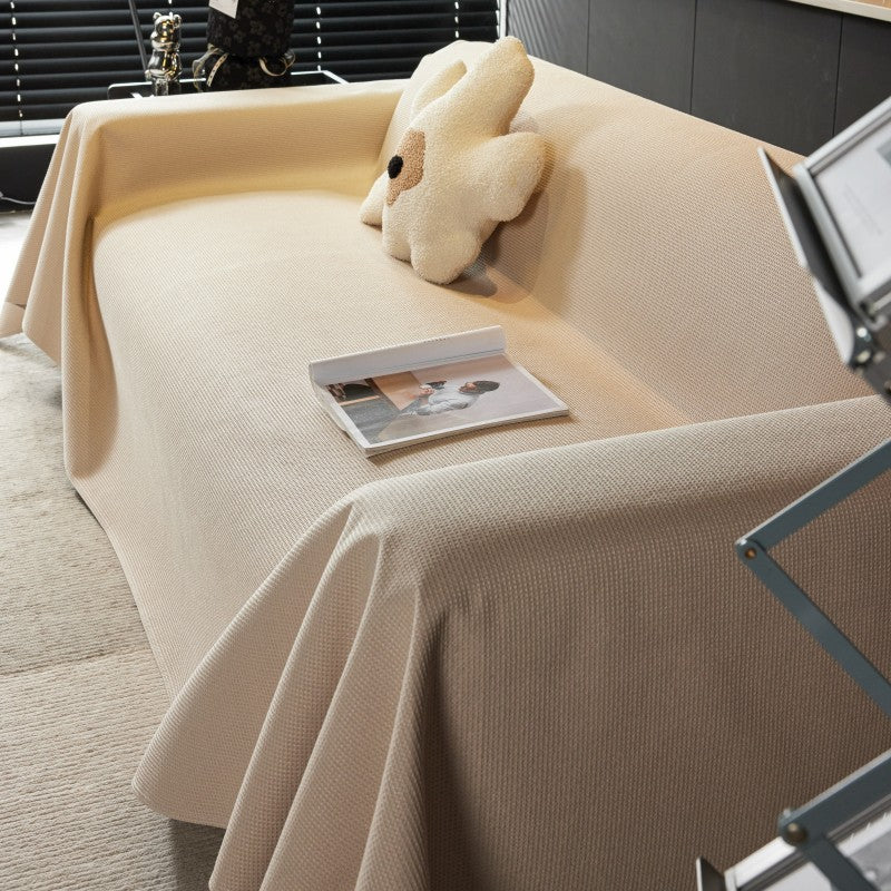بطانية رمي أريكة/كنبة مقاومة للماء بنقشة الوافل غير قابلة للانزلاق