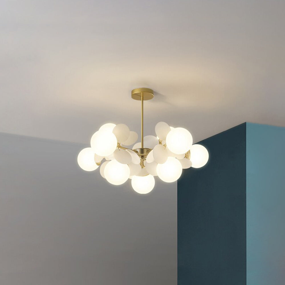 ModernBrilliance - Lampe suspendue à DEL en verre acrylique