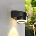 Lámparas circulares LED de pared Wiona — Láminas reflectantes integradas