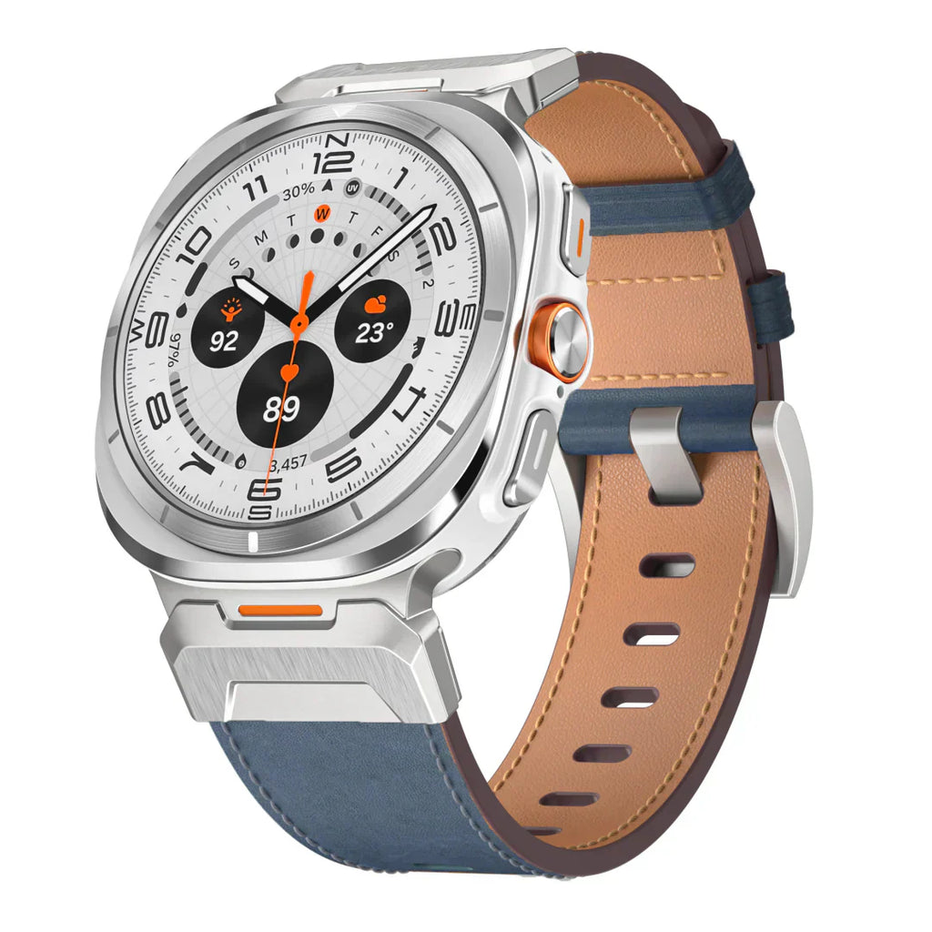 Taktický kožený řemínek pro Samsung Galaxy Watch Ultra