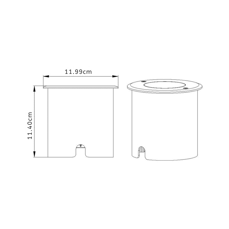 Minimalistická zapuštěná svítidla Primrose do země