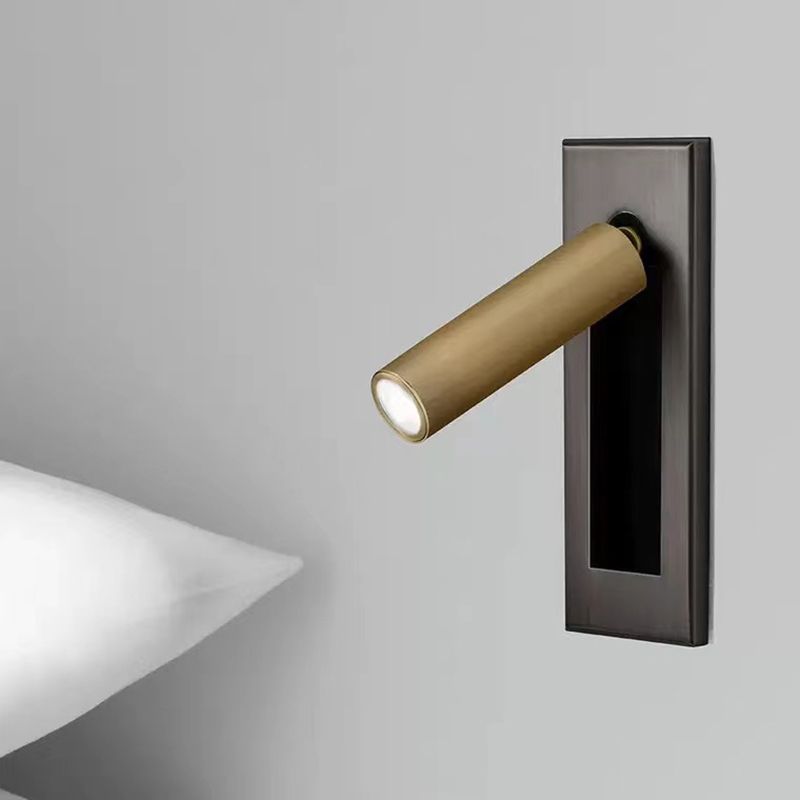 Arisha Modern Rotatable Bedside Sconce, Cylindrical/Square - Lamp Outdoor