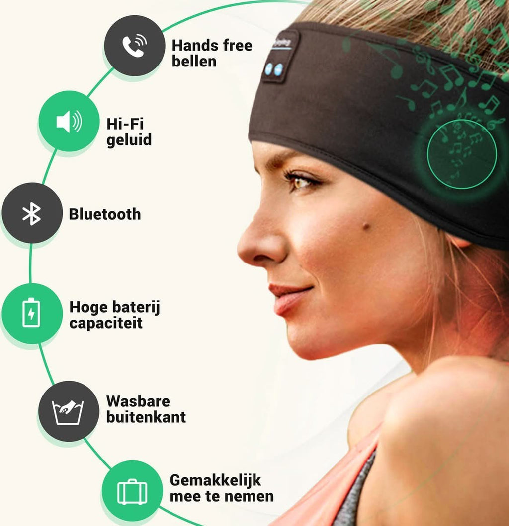Fascia Bluetooth per dormire NebulaSound per un sonno ristoratore e un profondo rilassamento