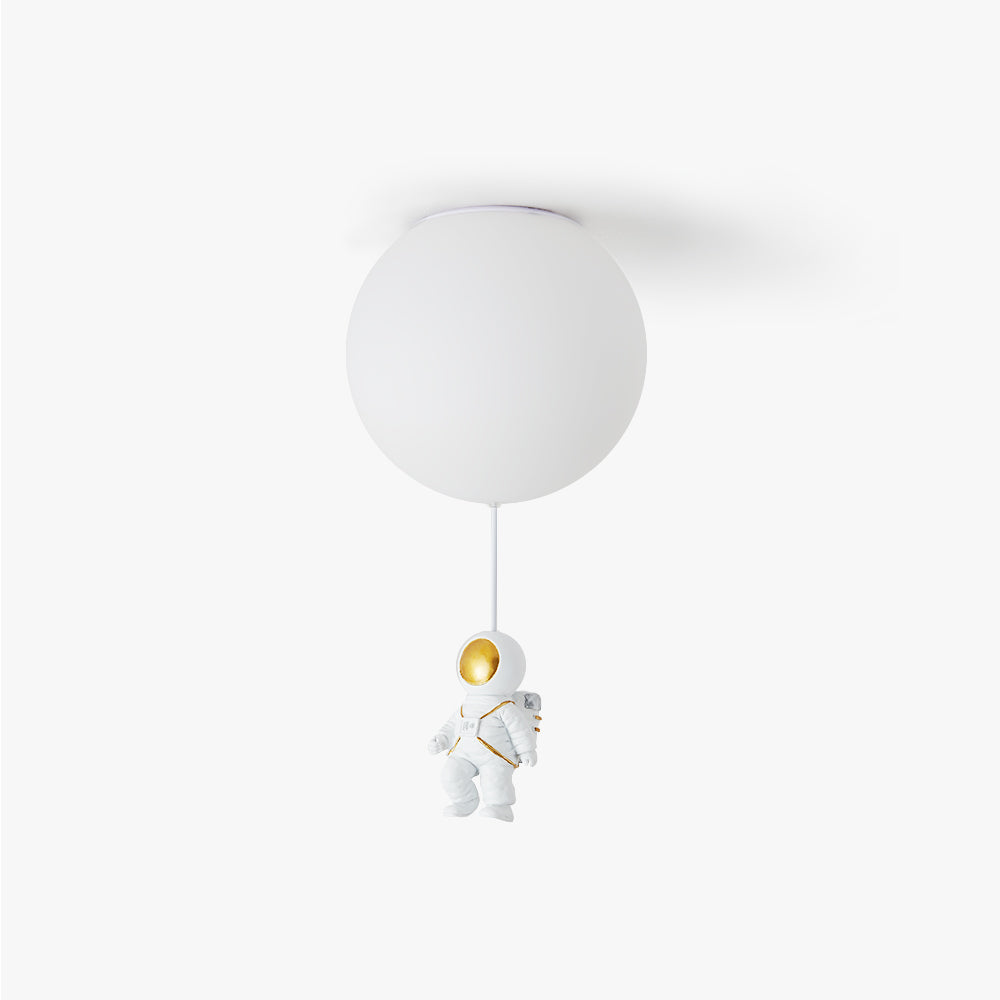 Aria Astronauten-Ballon-Deckenleuchte zur Aufputzmontage - warmes LED-Licht, 20/25/30/35 cm