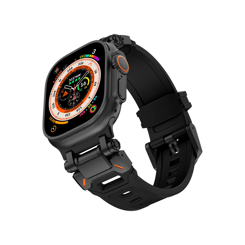 Új titán fém fej szilikon szíj Apple Watch-hoz
